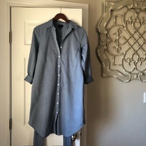 Who What Wear for Target Chambray Shirt Wrap Dress